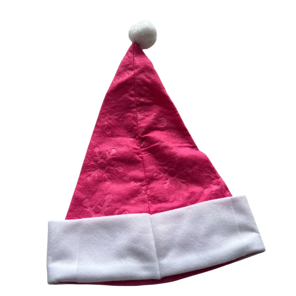DreamWorks Trolls Holiday Pink Santa Hat Character Print Snowflake NWT 2020
